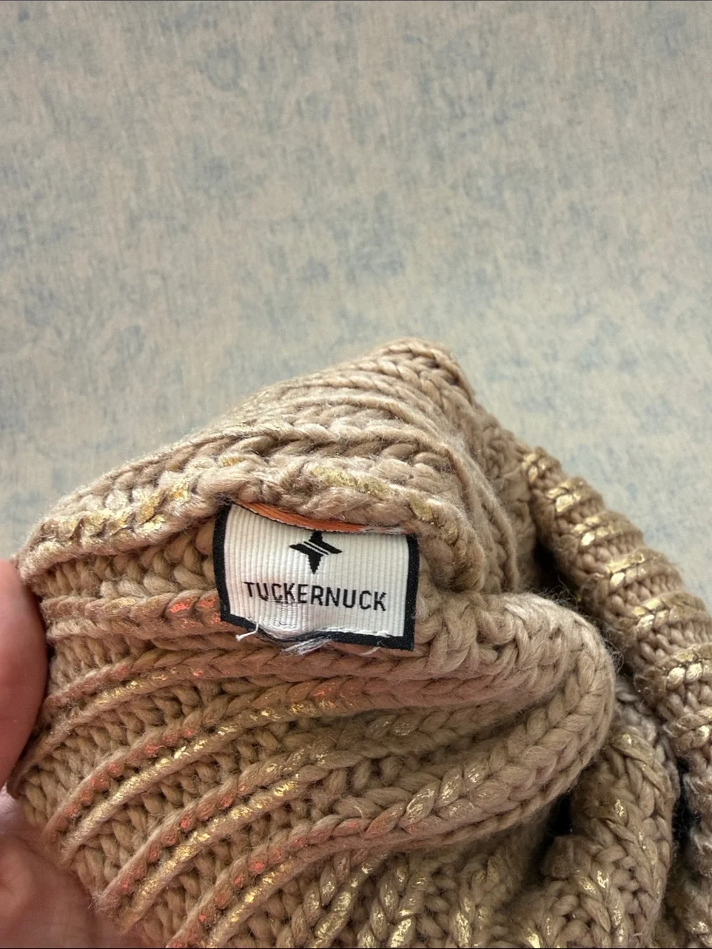 Tuckernuck Gold Metallic Winter Hat